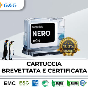INK G&G HP 301XL K 18ML RIGENERATO