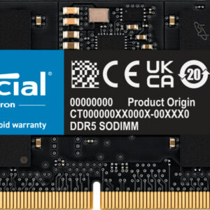 DDR5 16GB 4800 MHZ SO-DIMM CRUCIAL CL40